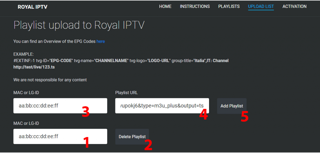 ROYAL IPTV Kurulumu - Adım 3