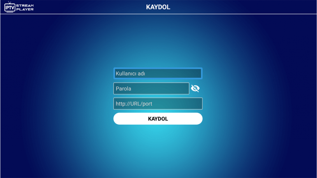 IPTV Stream Player Kurulumu - Adım 2